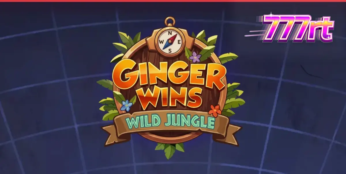 Tampilan visual slot Ginger Wins Wild Jungle dengan tema hutan tropis dan simbol-simbol penuh warna.